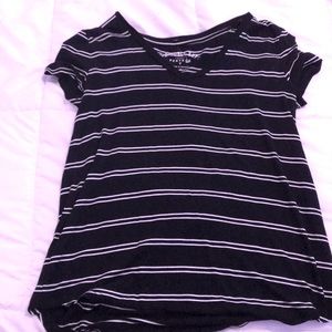 Stripped V neck M t-shirt. W